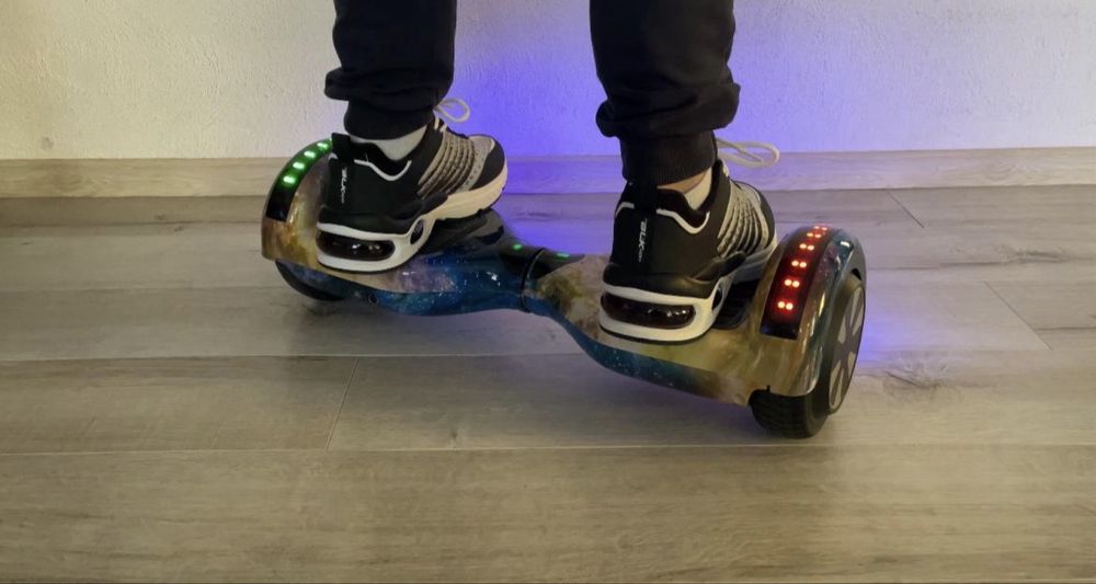 Hoverboard “Galaxie” cu Geanta de transport