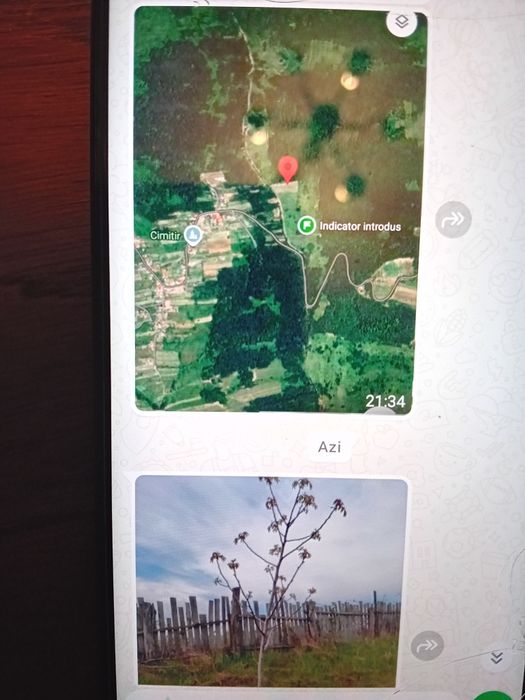 Teren extravilan de vânzare 8320mp com Roșiile jud Vâlcea