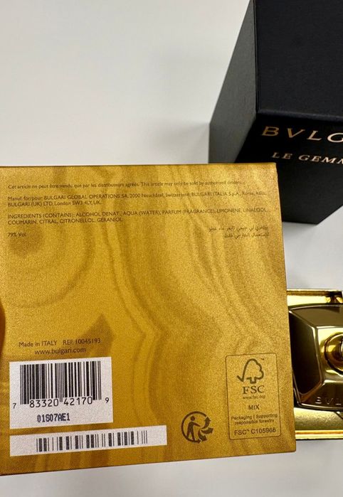 Parfum autentic/original Bvlgari Le Gemme Tygar, 125 ml, NOU