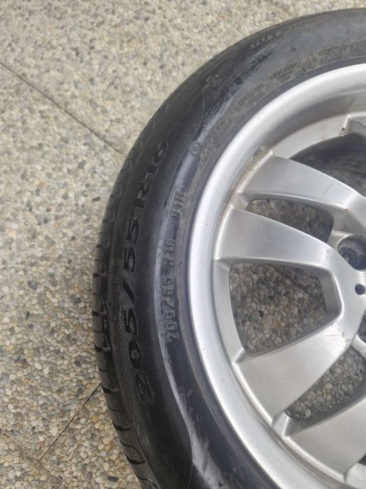 Vand roata BMW R16 completa cu janta si cauciuc 205/55 R16