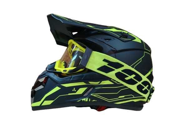 Каска Крос Мотор/Скутер/Бъги/Вело/АТВ с очила 100%-MT-5