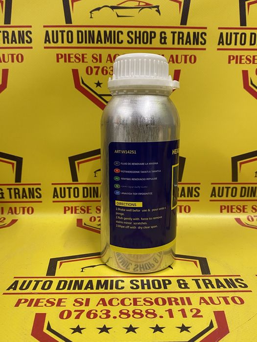 Rezervă substanța solutie polimer lichid kit restaurat faruri 600ml