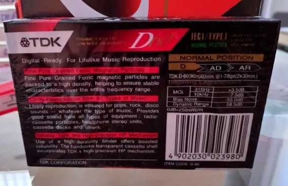 Касетки TDK D60.