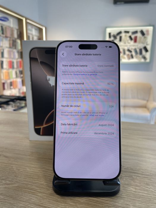 iPhone 16 Pro 256gb,92% |•| G Store Mobile