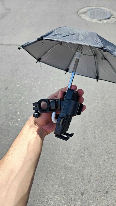 держатель-зонтик для телефона против жары (issikdan)