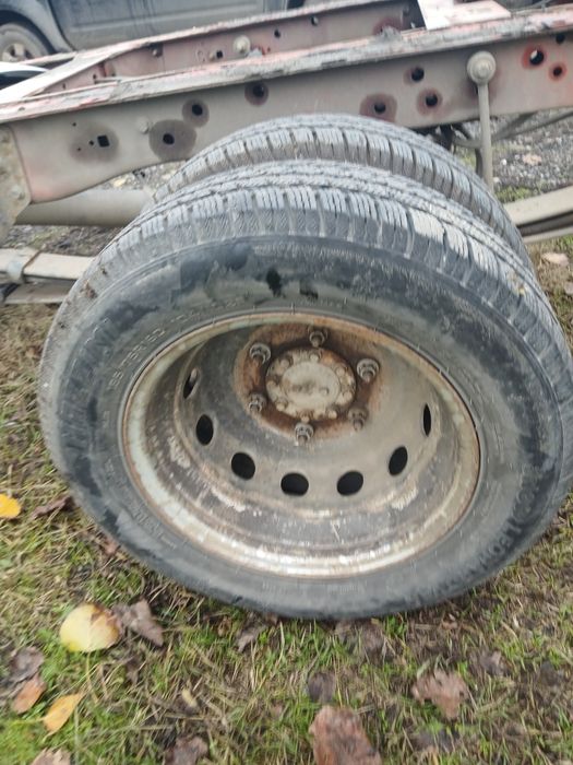 Roti cauciucuri iarna ford transit pe dublu 185/75R16C