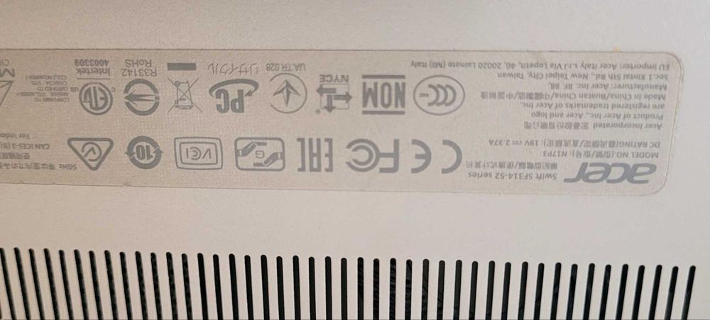 ACER SWIFT 3  ultrabook