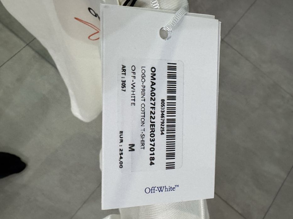 Tricou bumbac Off White