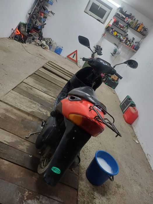 Мопед сузуки в нормальном состоянии