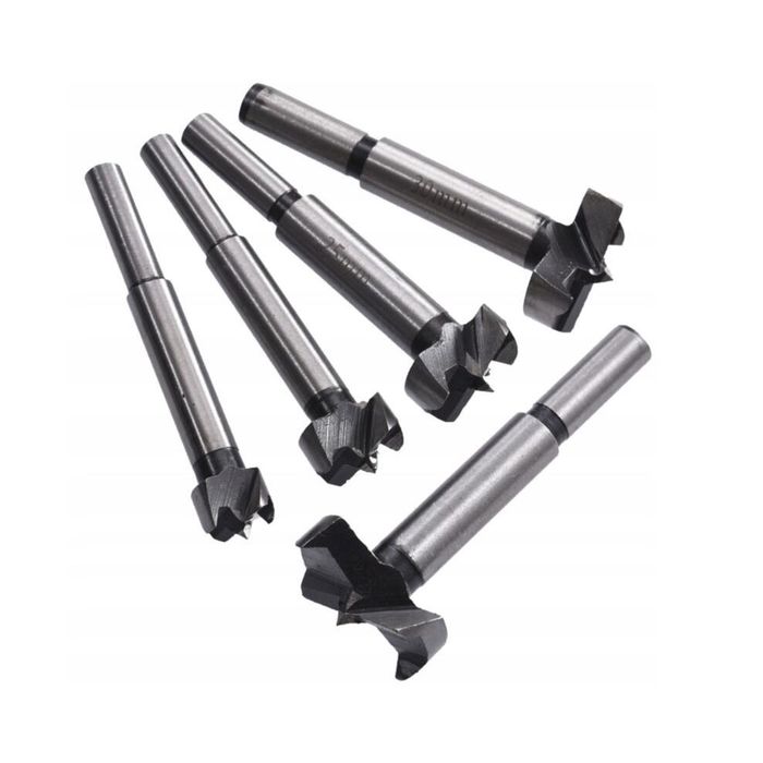 Set freze si ghidaj de gaurire pentru balamale, 12 elemente, Kraft
