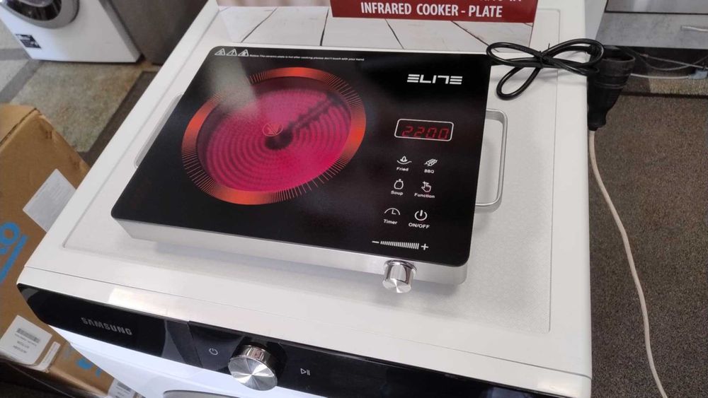 Чисто нов единичен Котлон-Плот Elite 2200 W 28 см дръжки