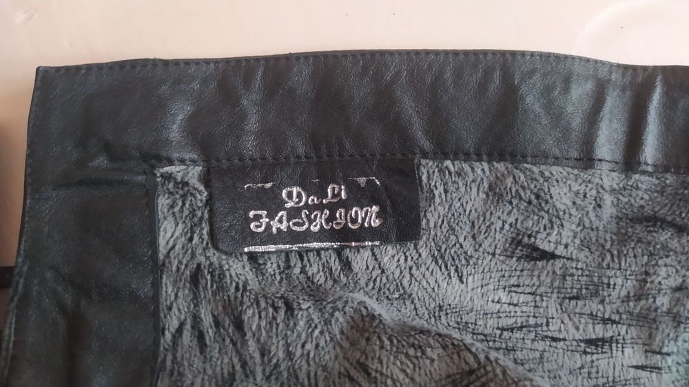 Кожаные ботфорты