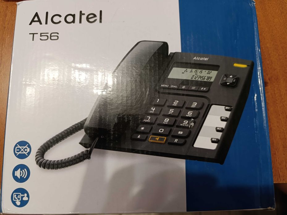 Жичен стационарен телефон Alcatel T56