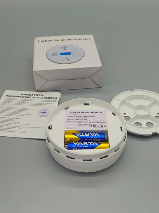 Детектор за въглероден моноксид C203 с LCD дисплей и силна аларма