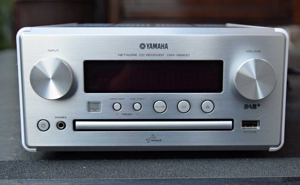 Amplificator Yamaha CRX-N560D, receiver, cd player, USB, Wi-Fi, AirPlay