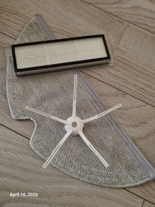 roborock s5 max странична четка, филтър и кърпа за моп