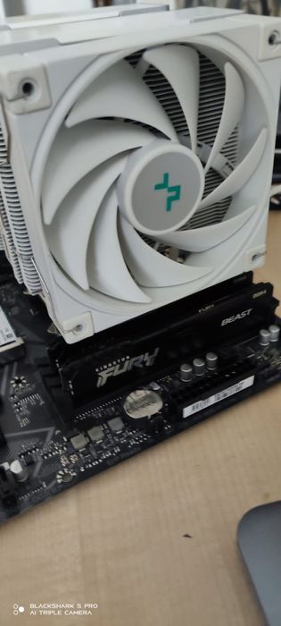 Материнская плата, процессор, кулер, озу