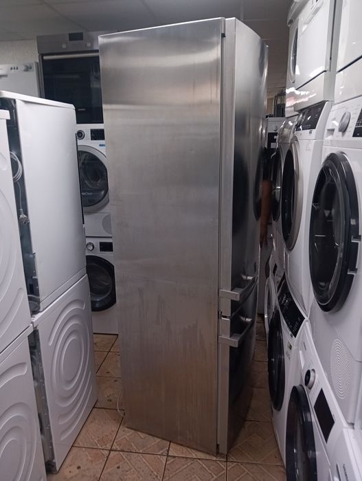 Иноксов комбиниран хладилник с фризер Миеле Miele  Made in Germany с две години гаранция!