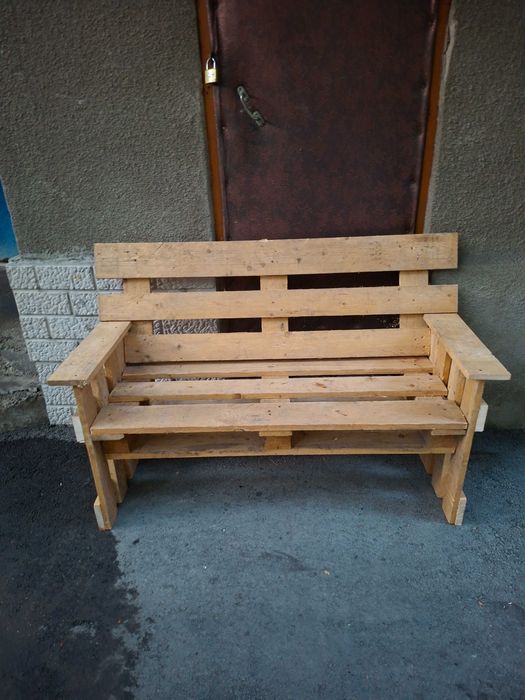 Лавочка из палет