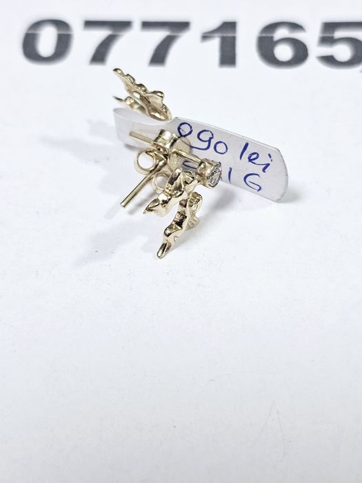 Vand cercei din aur 14 k 2.11 g cod 600
