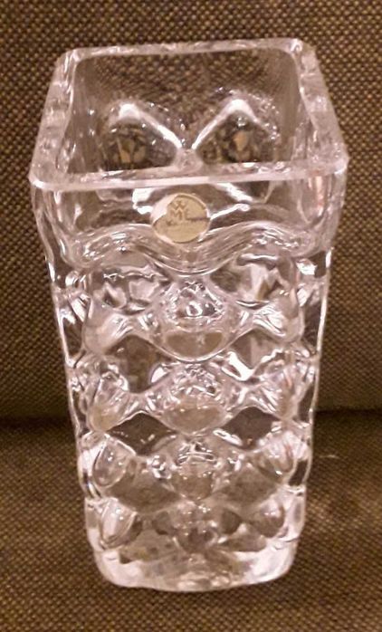 o frumoasa vaza WMF Germania art deco midcentury din cristal grea