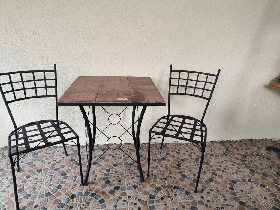 Set terasa masa cu  2scaune