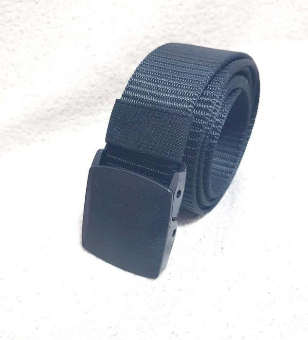 колан с автоматична PVC катарама армейски военен черен колан пвц тока
