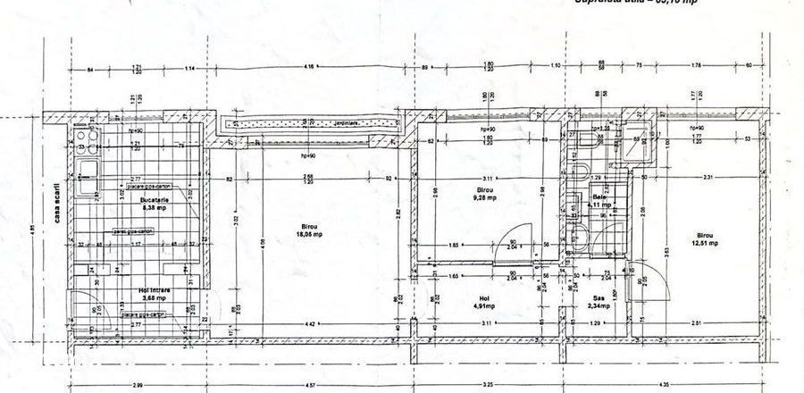 3 camere lângă Iulius Mall – parter înalt