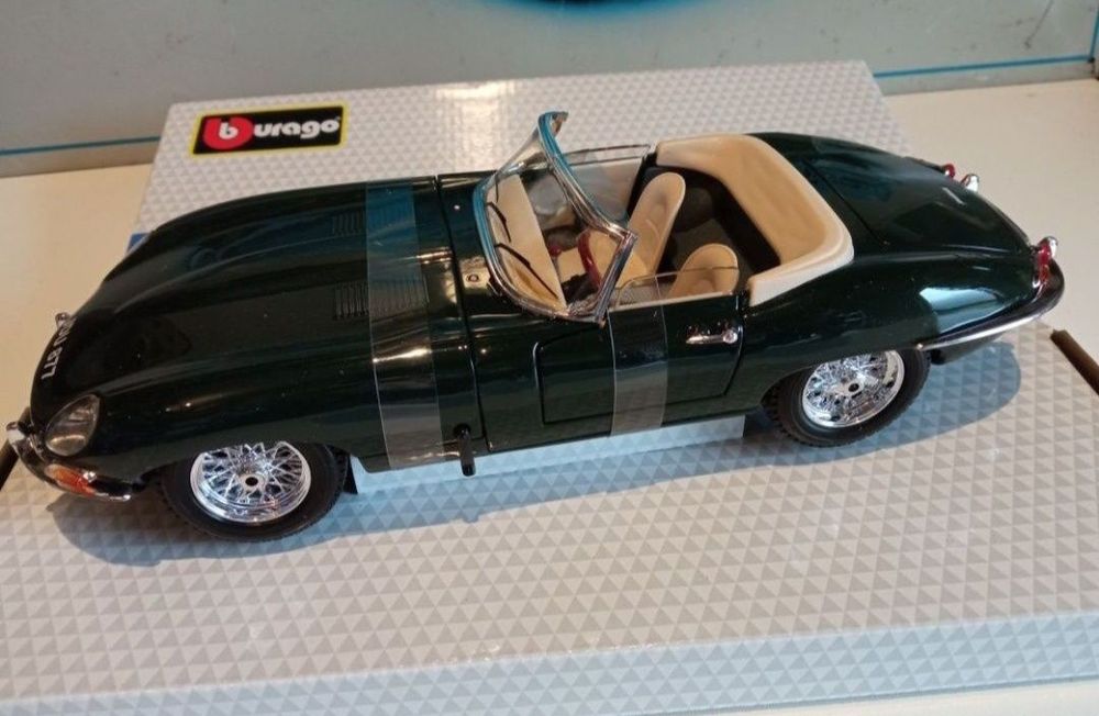Jaguar E-type cabriolet
Scara 1:18
Bburago

Pozele reflectă realitatea