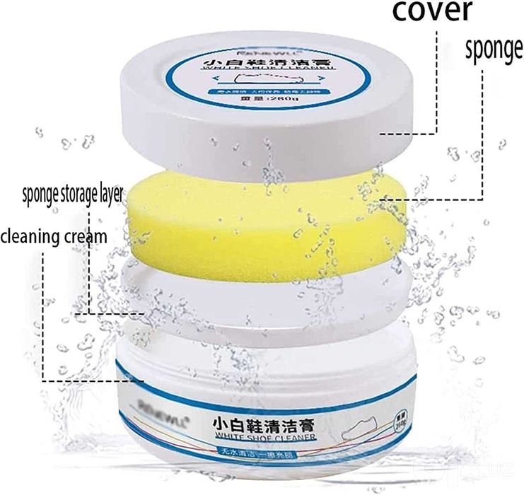 Poyafzal tozalovchi krem White shoe cleaner