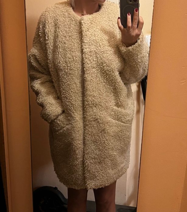 Mango бежово палто