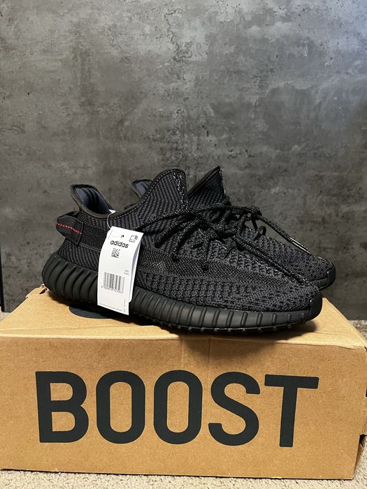 Adidas Yeezy Boost 350 V2 "Black - Static" | Livrare Rapida 24-48H