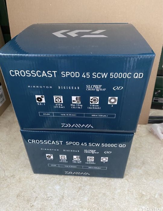 катушку Daiwa Crosscast Spod 45 SCW QD Новинка 2022