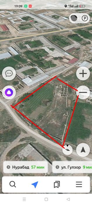 Продается Участок. Манзил: Завогзал+Чиганок уртасида.Uchaska sotiladi.