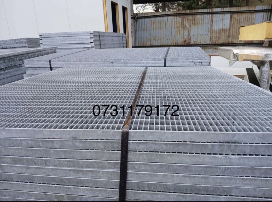 Trepte grilaje rigolă