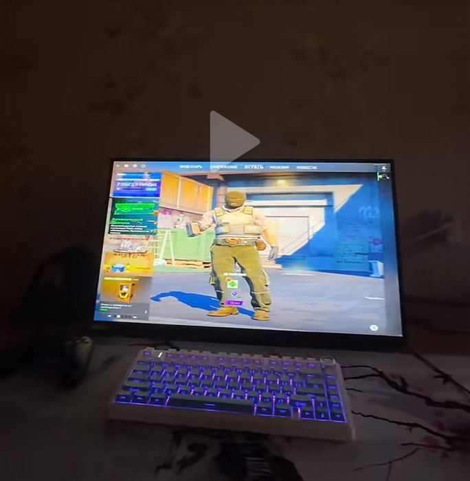 Монитор, мышка, клавиатура