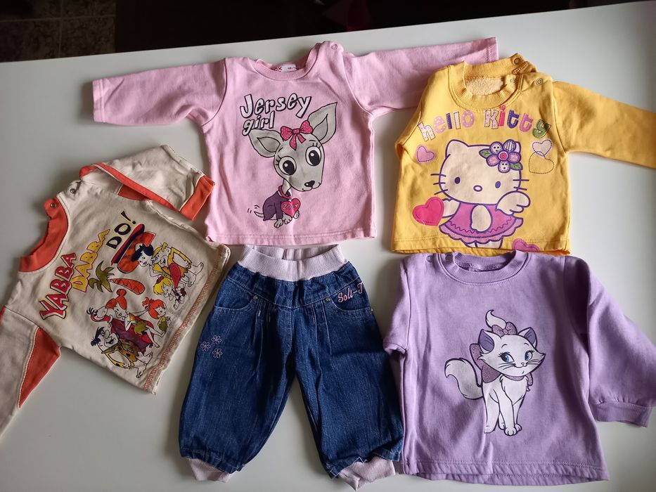 Дрешки 12-18 месеца: Бебешки космонавт, палто, блузки, рокля