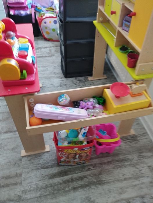 Дървена детска кухня