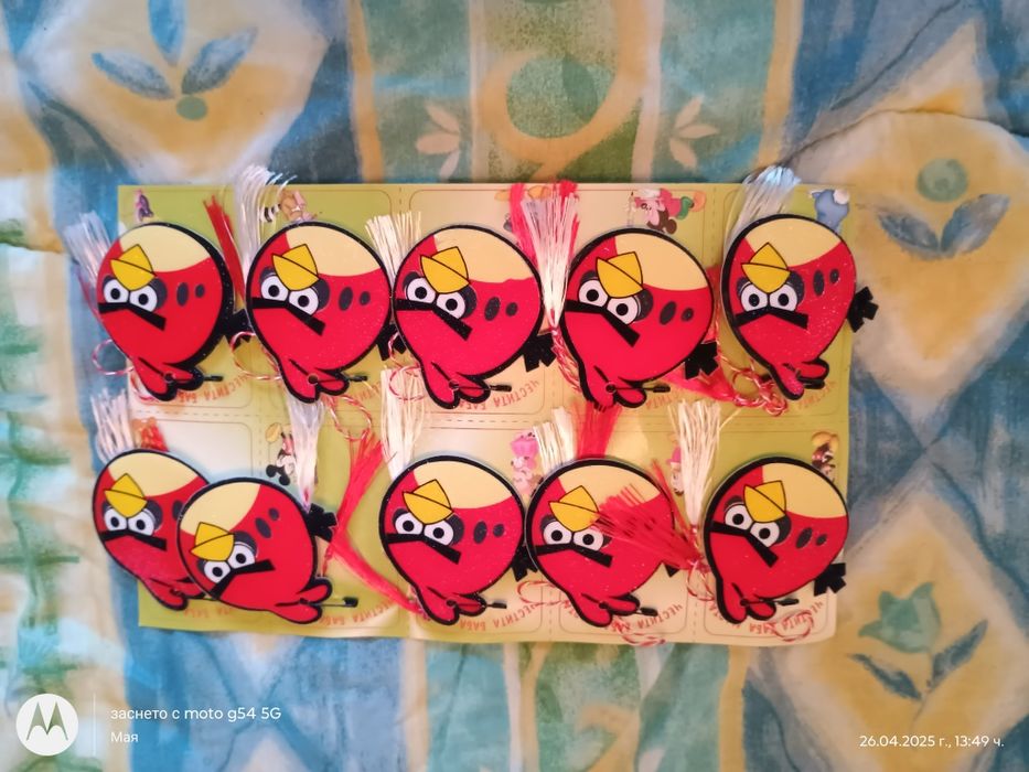 Детски мартеници на картон по 10