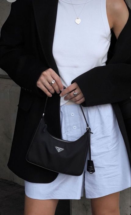 Prada Black Re-nylon Re-edition 2000 Mini-bag