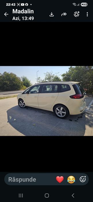 Vand /Schimb Zafira 2014 Automata 7 locuri