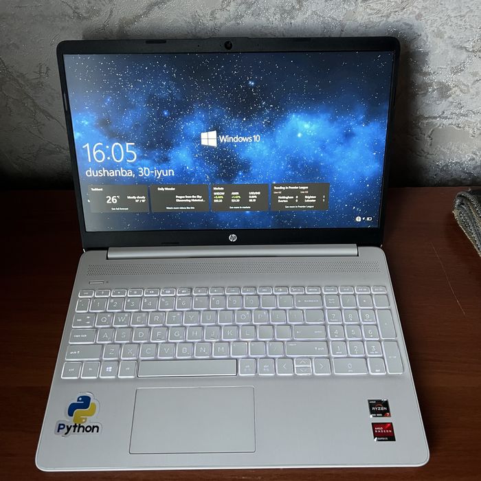 HP Ryzen 7 noutbuk — yaxshi holatda