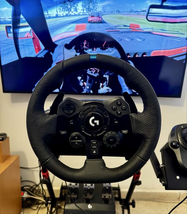 Logitech G923 + H-Shifter OEM + Diwangus racing wheel stand