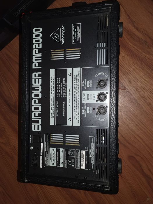Микшерный пульт behringer europower pmp2000