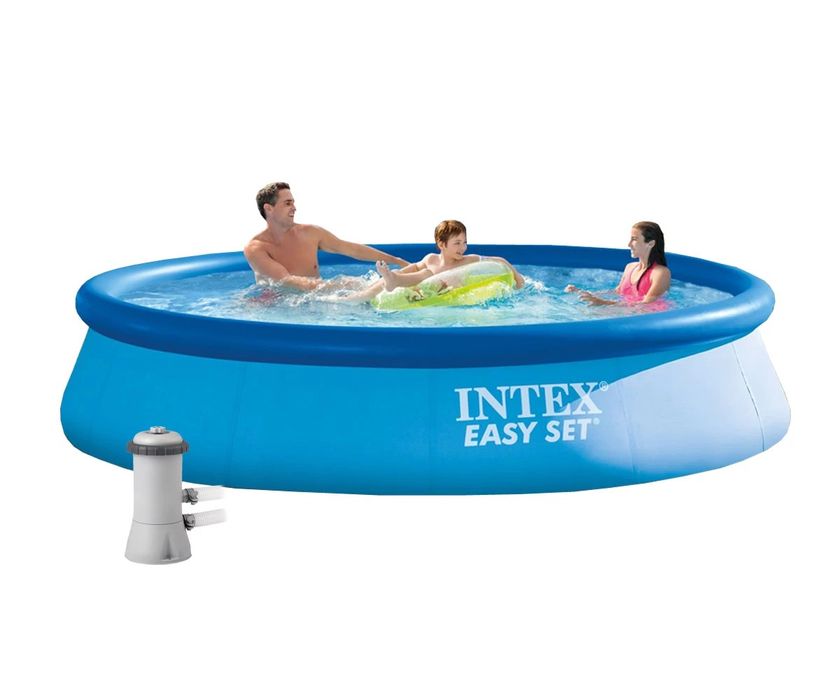 Надуваем басейн INTEX Easy Set, 366 х 76 см. с филтърна помпа