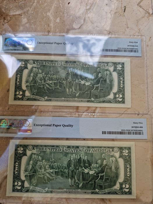 2 долара 1976 грейд PMG 65