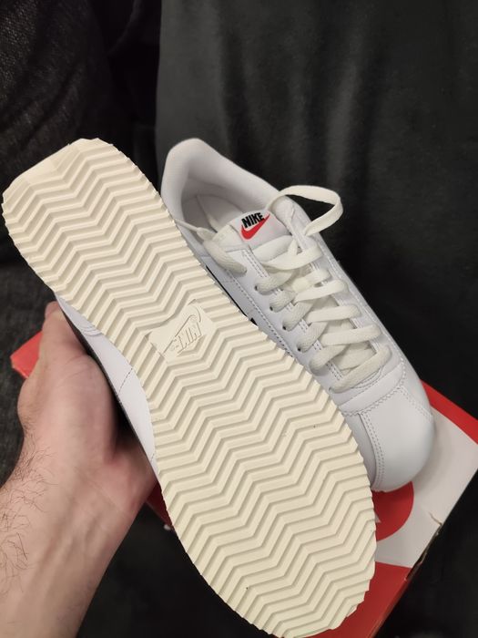 Nike Cortez sneakers unisex albi cu logo Negru mărimea 40 noi originali