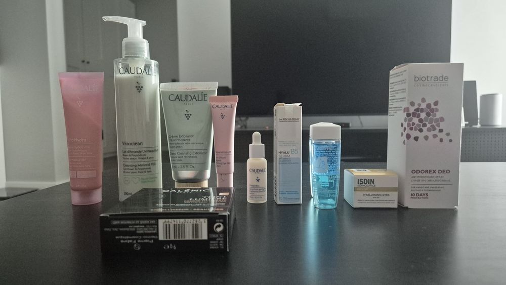 Козметика Caudalie, La roche, Lancome, Isdin,Galenic