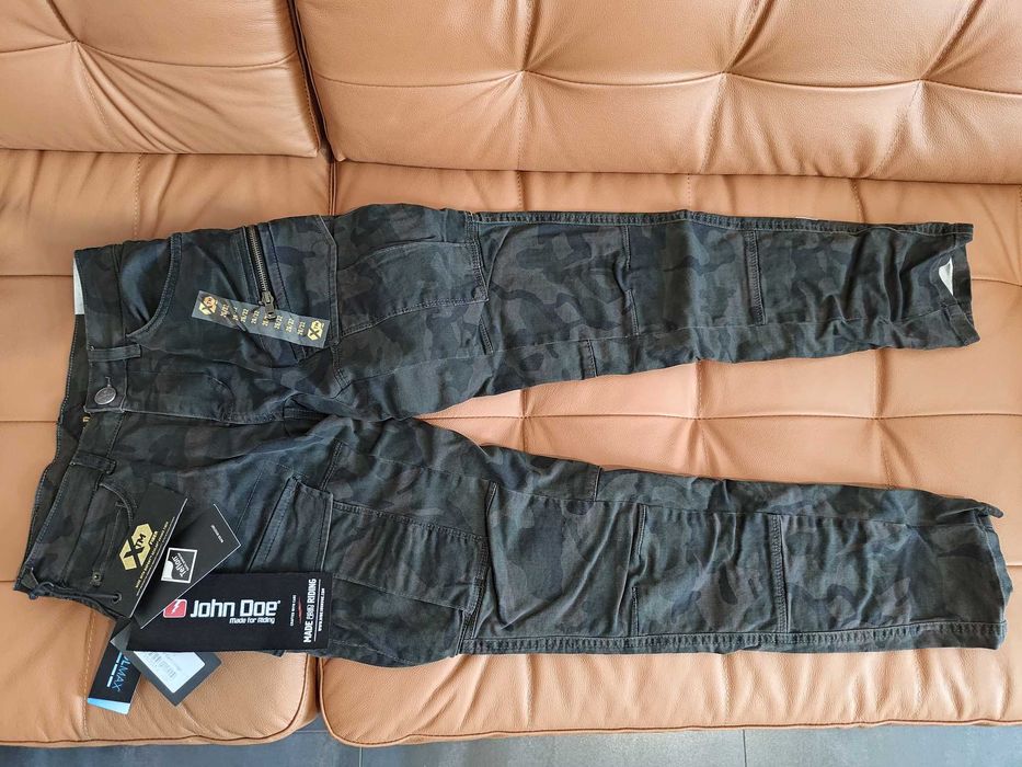 Мото екипировка-Дамски дънки John Doe Cargo XTM Aramid Jeans - Stroker