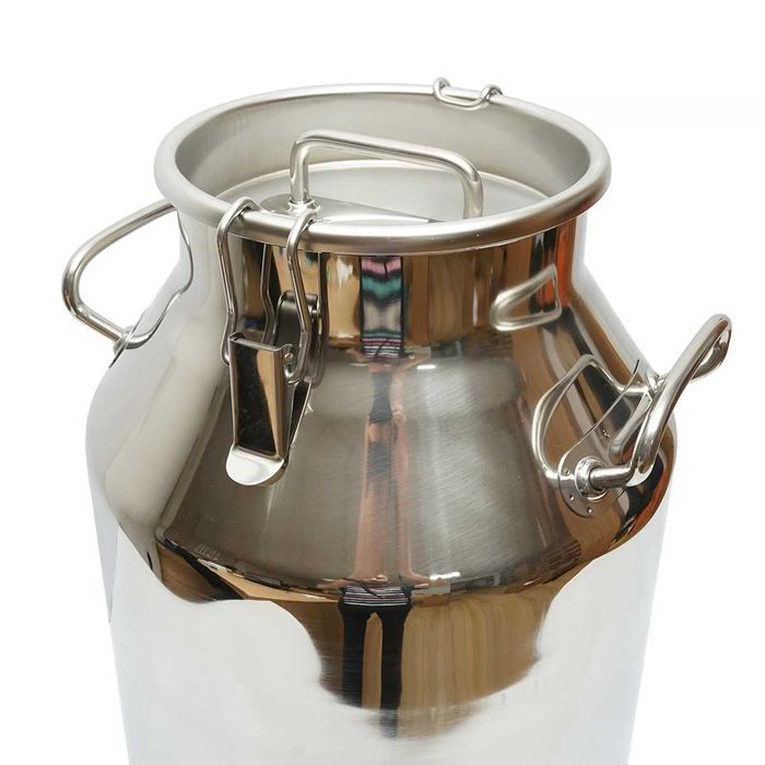 Bidon inox pentru lapte, 40 litri cu mufa pentru robinet